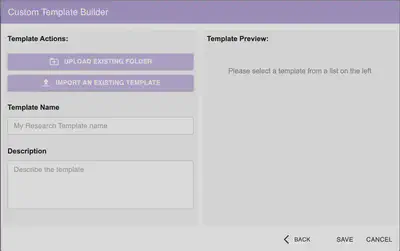Custom Template Builder