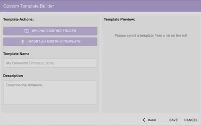 Custom Template Builder